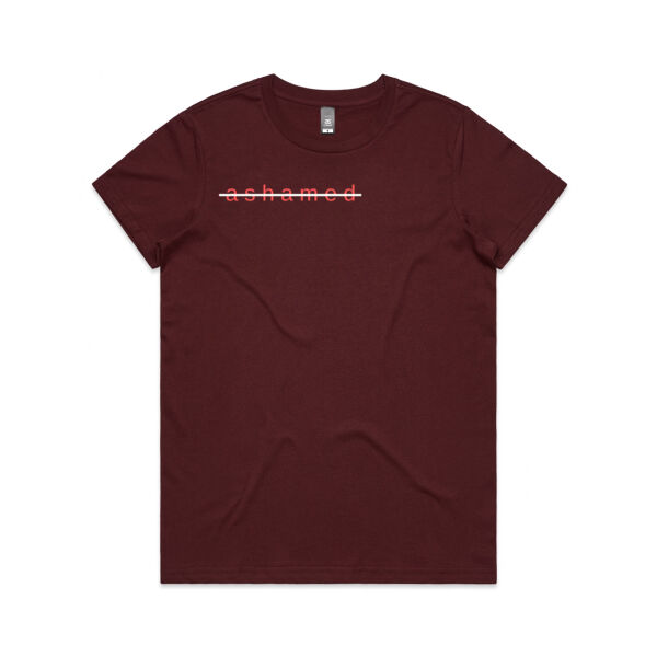 #NOTASHAMED Short Sleeve Womens Tee Thumbnail