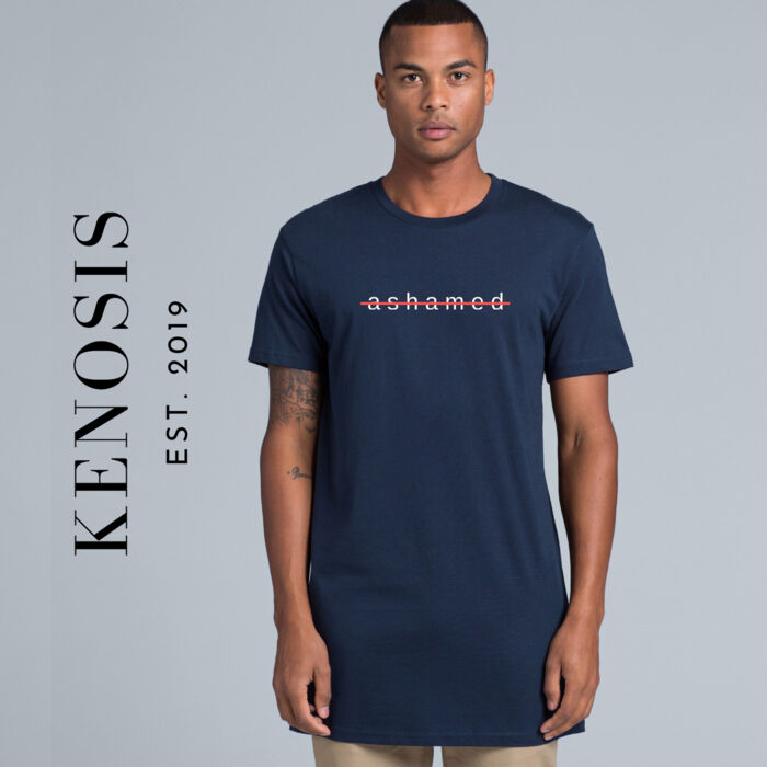 #NOTASHAMED Short Sleeve Long Mens Tee Thumbnail
